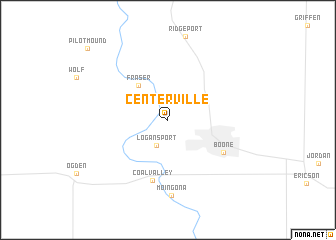 map of Centerville