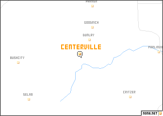 map of Centerville