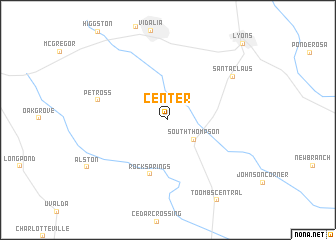map of Center