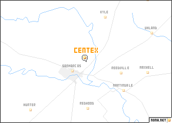 map of Centex