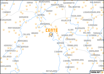 map of Cente