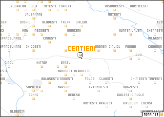 map of Centieni