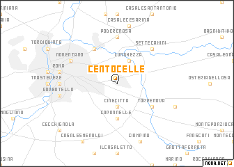 map of Centocelle