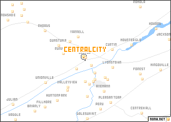 map of Central City