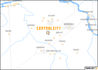 map of Central City