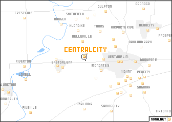 map of Central City