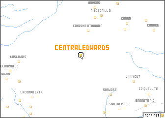 map of Central Edwards