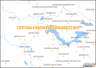 map of Central Fourier Segunda Sección