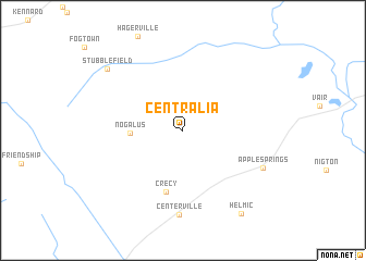 map of Centralia