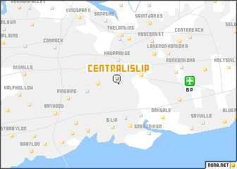 map of Central Islip