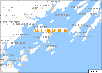 map of Central Landing