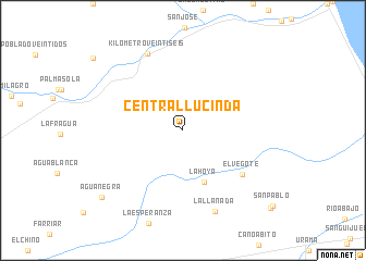 map of Central Lucinda