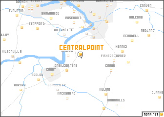 map of Central Point