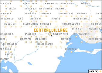 map of Central Village