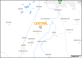 map of Central