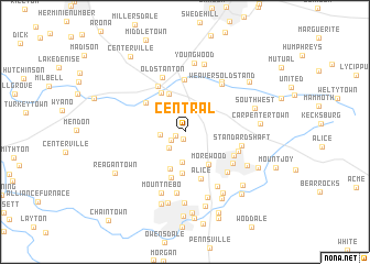 map of Central