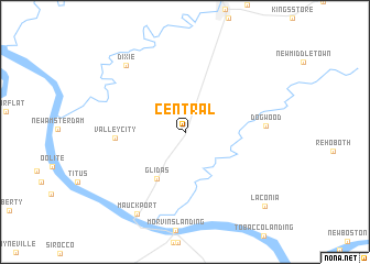 map of Central