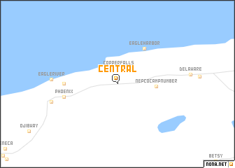 map of Central