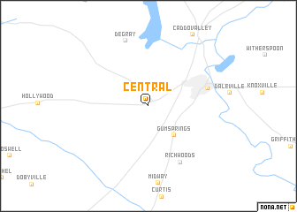 map of Central