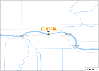 map of Central
