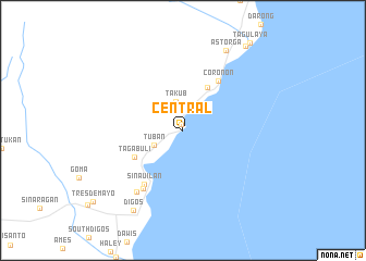 map of Central