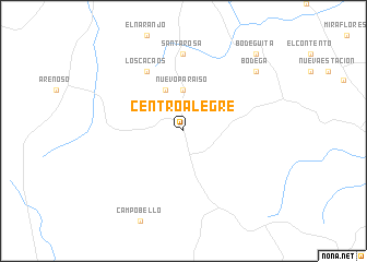 map of Centro Alegre
