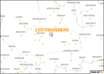 map of Centro da Sabina