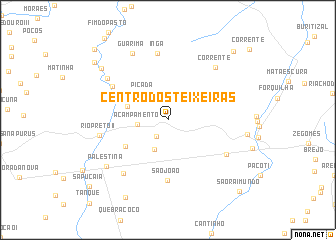 map of Centro dos Teixeiras