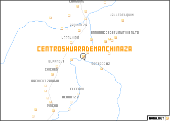 map of Centro Shuara de Manchinaza
