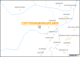 map of Centro Shuara Kunchaim