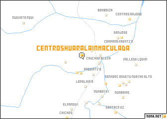 map of Centro Shuara La Inmaculada