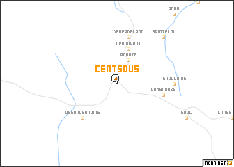 map of Cent-Sous