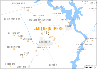 map of Centurion Park