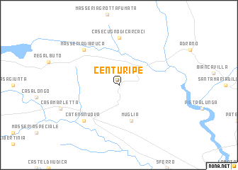 map of Centuripe