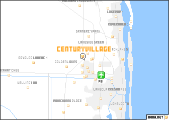 map of Century Village