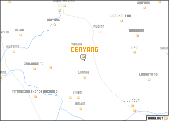 map of Cenyang