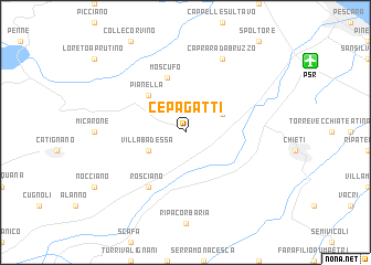 map of Cepagatti