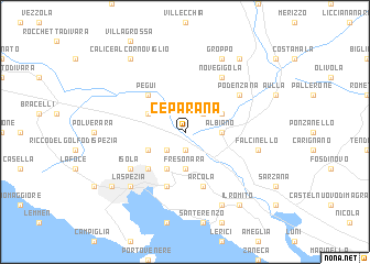 map of Ceparana