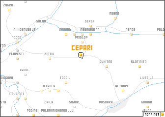 map of Cepari
