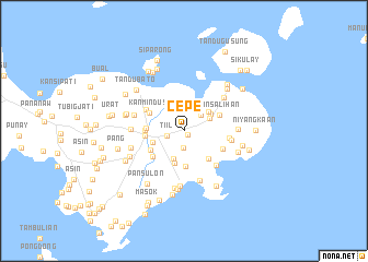 map of Cepe