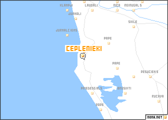 map of Ceplenieki