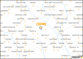 map of Ceppe