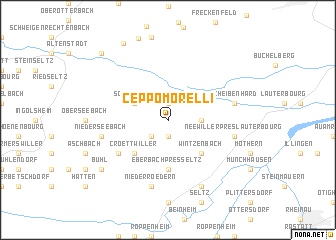 map of Ceppo Morelli