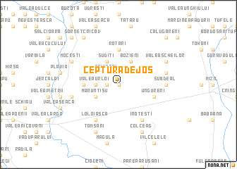 map of Ceptura de Jos