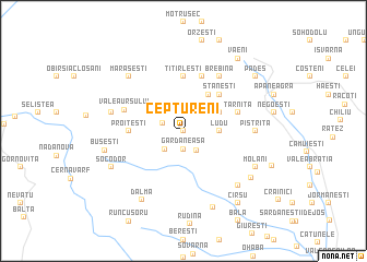 map of Ceptureni