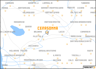 map of Cerasomma