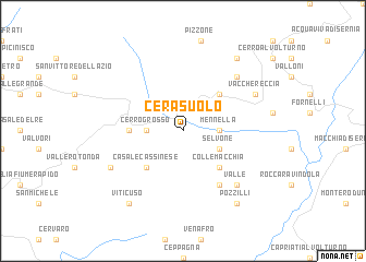 map of Cerasuolo