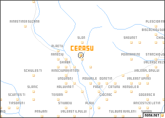 map of Ceraşu