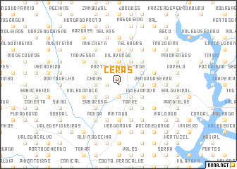 map of Ceras