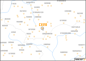 map of Cera